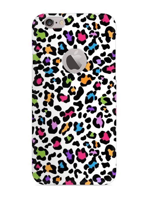 Seamless Leopard Pattern Snap Case for Apple Iphone 6 (Logo Cut) Zapvi