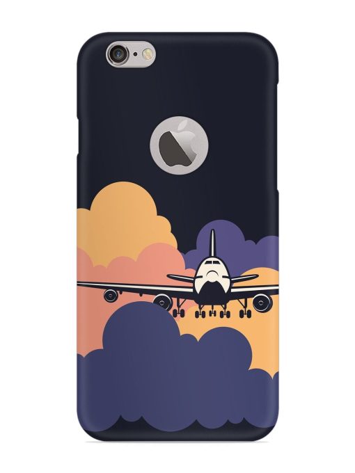 Aeroplane vector Snap Case for Apple Iphone 6 (Logo Cut) Zapvi