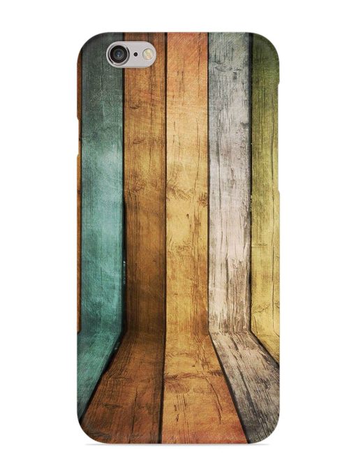 Wooden Realistic Art Snap Case for Apple Iphone 6 Plus Zapvi