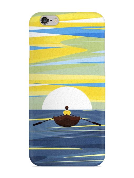 Rowing Person Ferry Paddle Snap Case for Apple Iphone 6 Plus