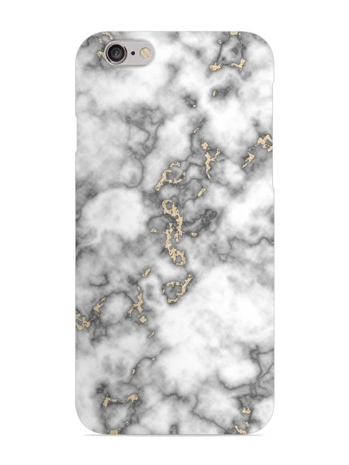 Gray And Gold Marble Snap Case for Apple Iphone 6 Plus Zapvi