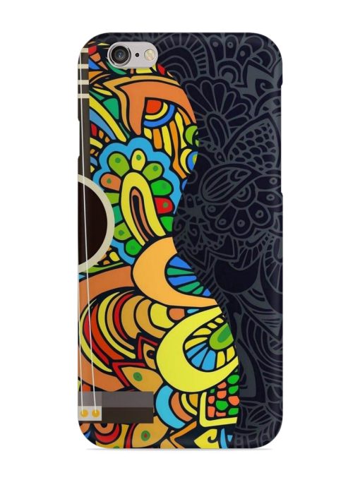 Guitar Vector Art Snap Case for Apple Iphone 6 Plus Zapvi