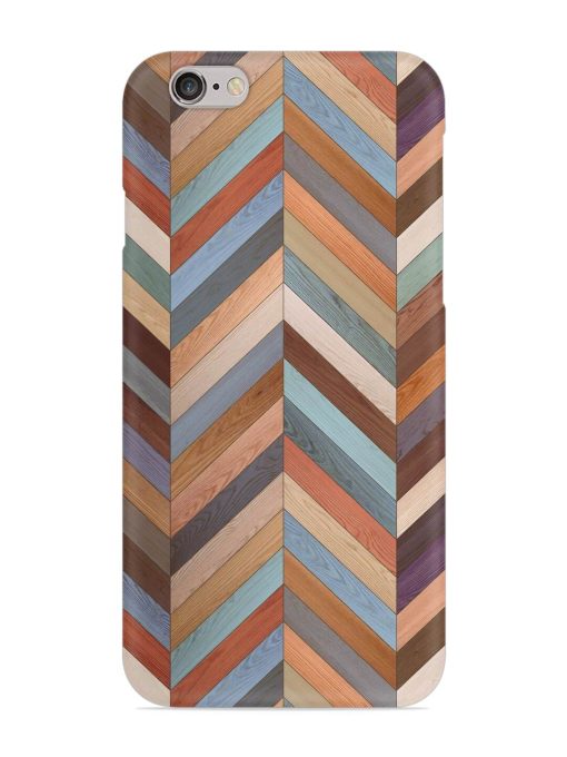 Seamless Wood Parquet Snap Case for Apple Iphone 6 Plus Zapvi