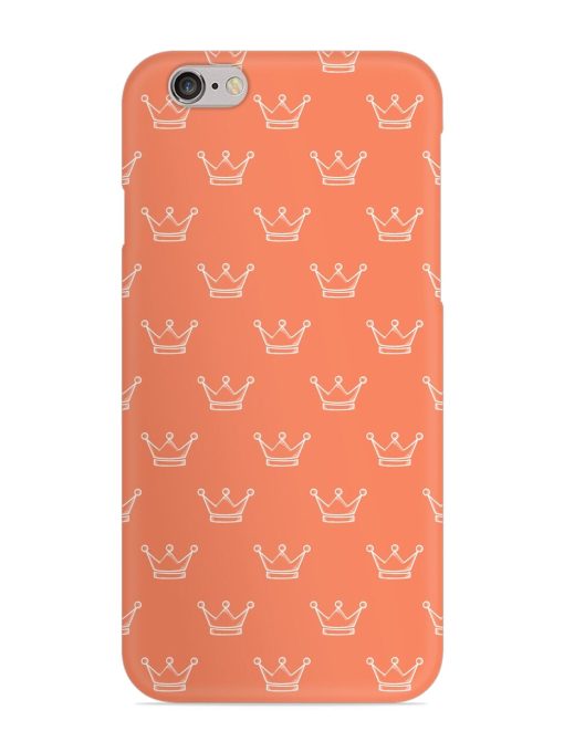 Hand Drawn Crown Snap Case for Apple Iphone 6 Plus Zapvi