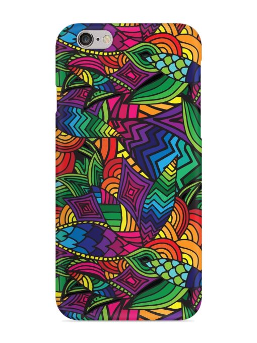 Abstract Multicolor Seamless Snap Case for Apple Iphone 6 Plus