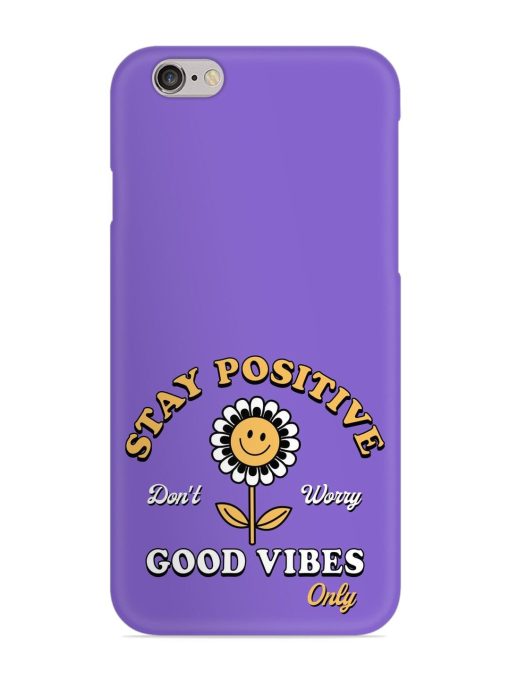 Retro Positive Flower Snap Case for Apple Iphone 6 Plus Zapvi