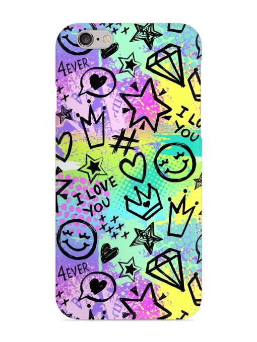 Bright Seamless Pattern Snap Case for Apple Iphone 6 Plus