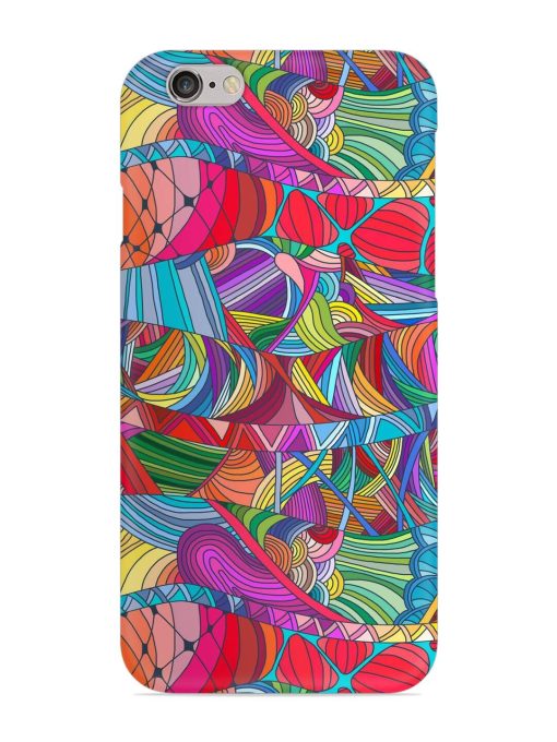 Seamless Patterns Hand Drawn Snap Case for Apple Iphone 6 Plus