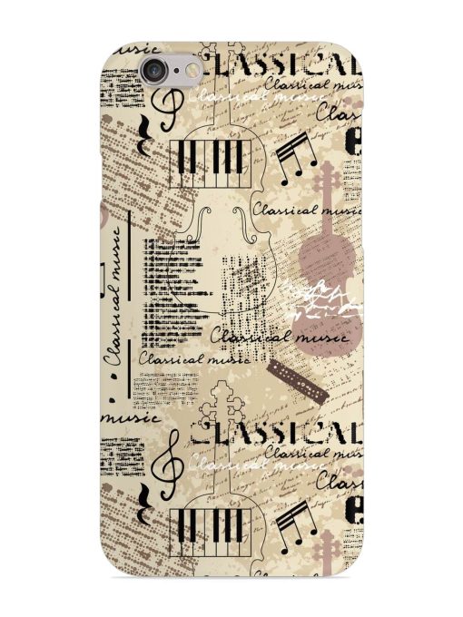 Classical Music Lpattern Snap Case for Apple Iphone 6 Plus