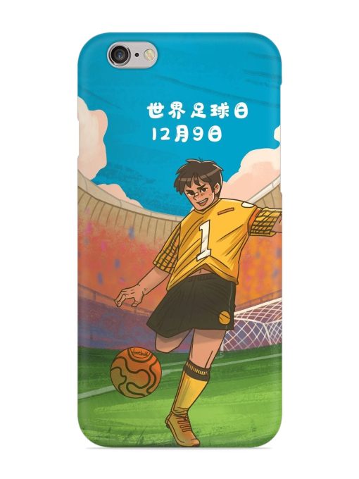 Soccer Kick Snap Case for Apple Iphone 6 Plus Zapvi