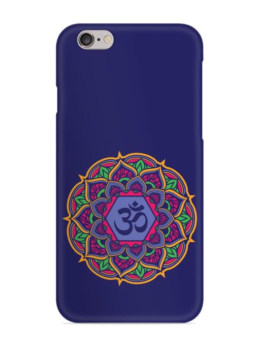 Om Mandala Art Blue Snap Case for Apple Iphone 6S