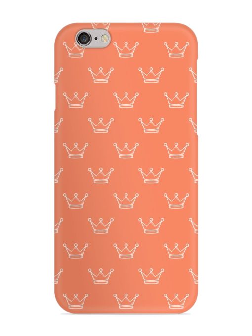 Hand Drawn Crown Snap Case for Apple Iphone 6S Zapvi