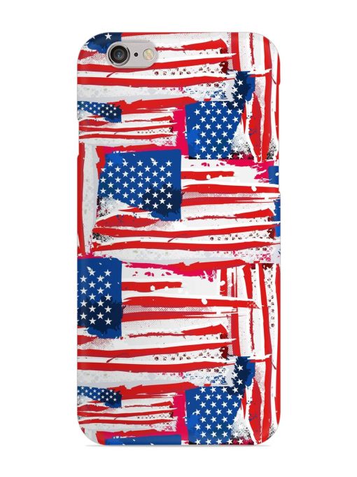 Usa Flag Seamless Snap Case for Apple Iphone 6S Zapvi