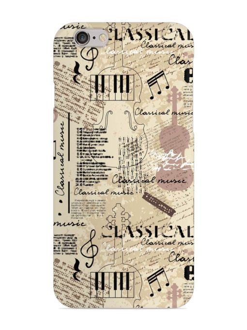 Classical Music Lpattern Snap Case for Apple Iphone 6S Zapvi