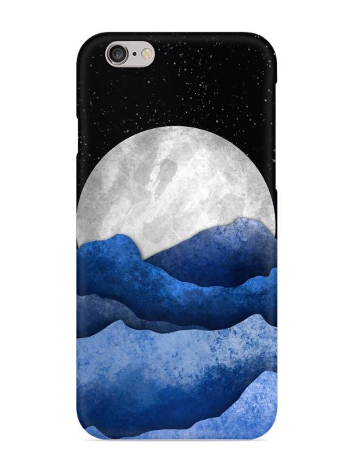 Full Moon Mountain Vector Snap Case for Apple Iphone 6S