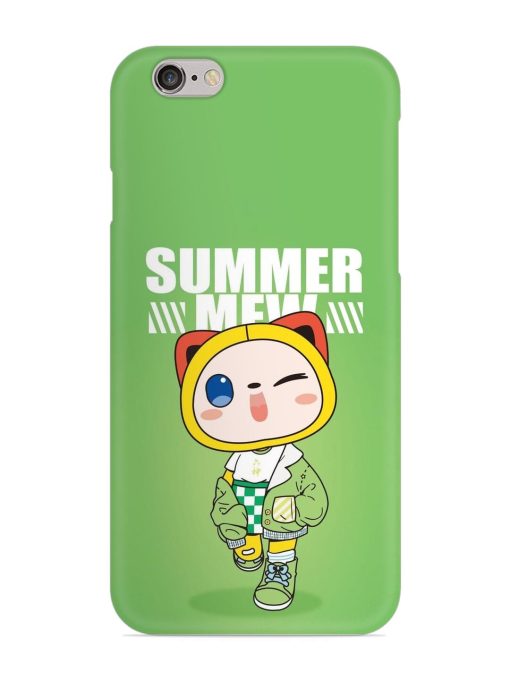 Summer Mew Snap Case for Apple Iphone 6S Zapvi