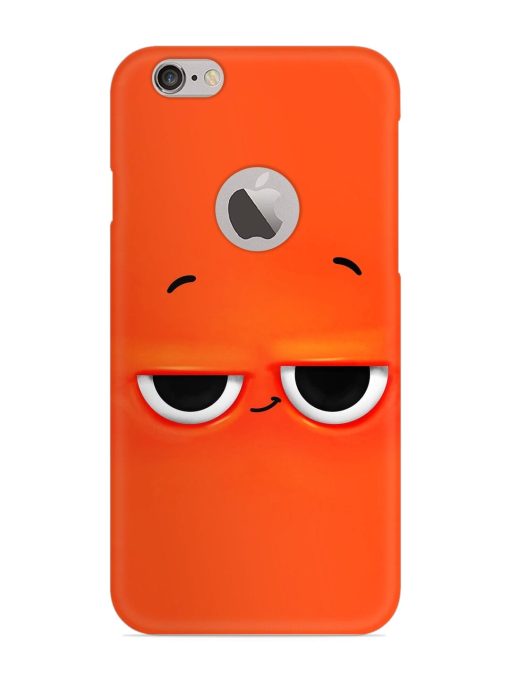 Smiley Face Snap Case for Apple Iphone 6S (Logo Cut)