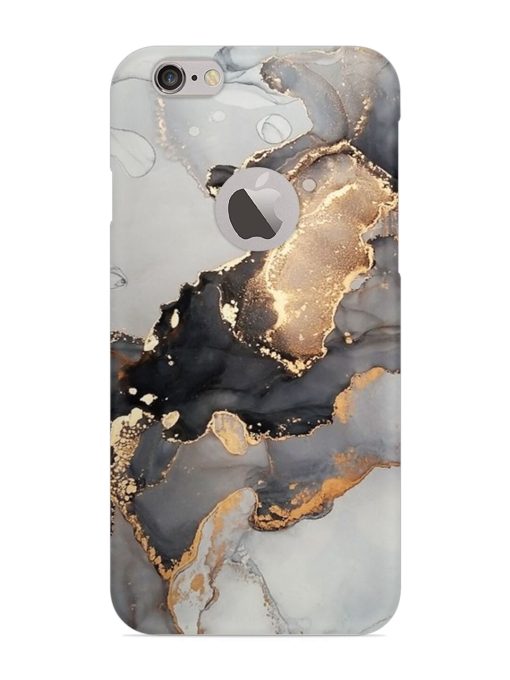 Luxury Abstract Fluid Snap Case for Apple Iphone 6S (Logo Cut) Zapvi