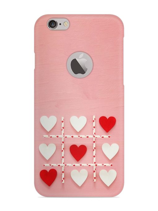 Valentines Day Concept Snap Case for Apple Iphone 6S (Logo Cut) Zapvi