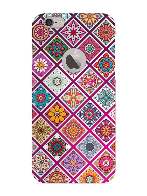 Seamless Tile Pattern Snap Case for Apple Iphone 6S (Logo Cut)