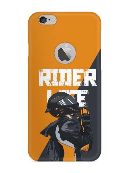 Rider Life Snap Case for Apple Iphone 6S (Logo Cut) Zapvi