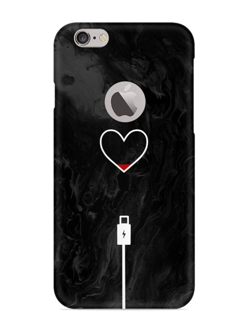 Heart Charging Vector Snap Case for Apple Iphone 6S (Logo Cut)