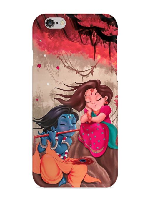 Radhe Krishna Water Art Snap Case for Apple Iphone 6S Plus Zapvi