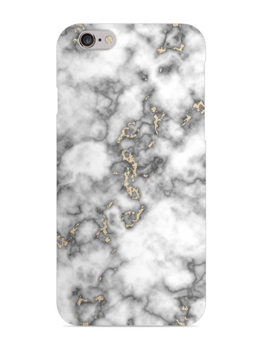 Gray And Gold Marble Snap Case for Apple Iphone 6S Plus Zapvi