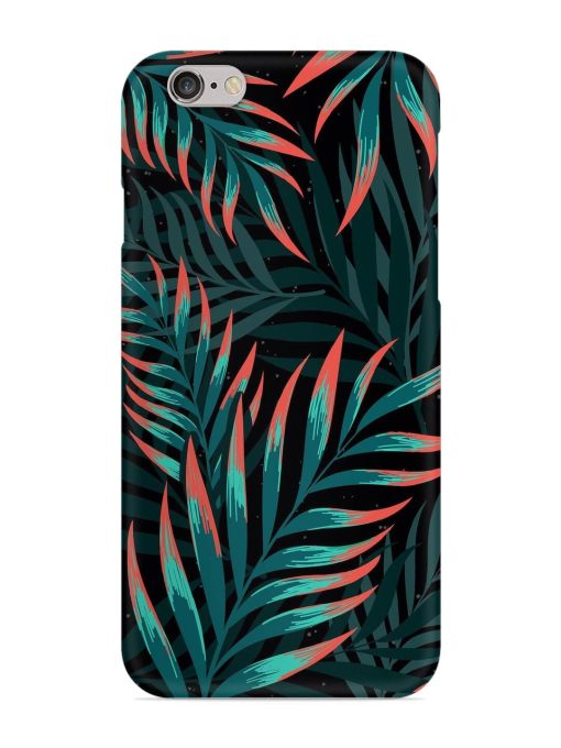 Green Leaf Art Snap Case for Apple Iphone 6S Plus Zapvi