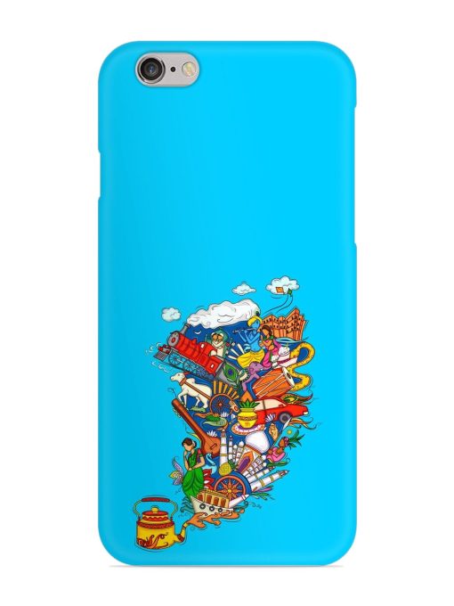 Vector Design Indian Snap Case for Apple Iphone 6S Plus Zapvi