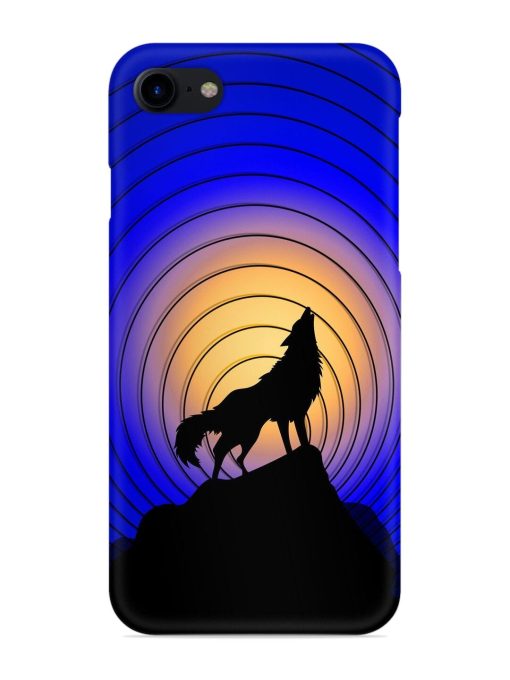 Fox Roaring Design Snap Case for Apple Iphone 7 Zapvi