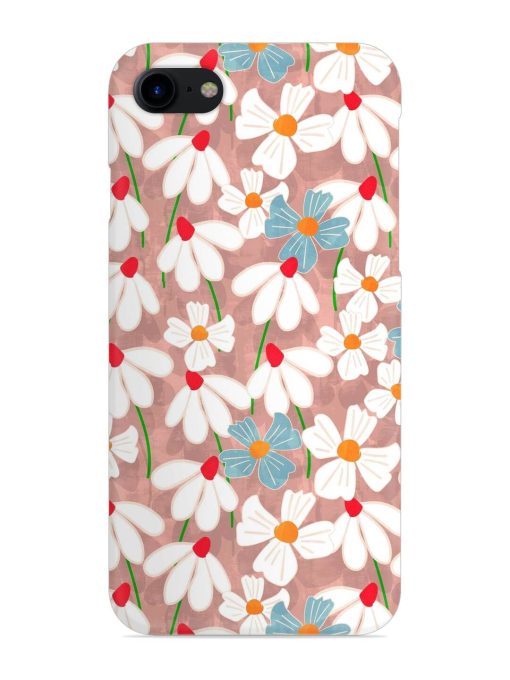 Abstract Petal Flowers Snap Case for Apple Iphone 7