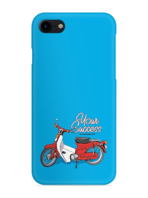 Motorcycles Image Vector Snap Case for Apple Iphone 7 Zapvi