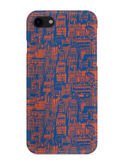 Hand Drawn Seamless Snap Case for Apple Iphone 7 Zapvi