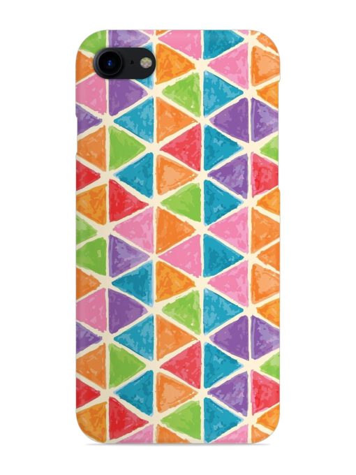 Seamless Colorful Isometric Snap Case for Apple Iphone 7 Zapvi