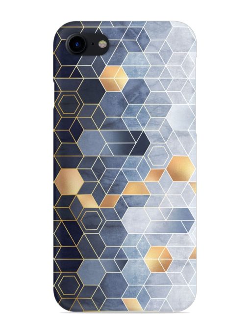 Geometric Abstraction Hexagons Snap Case for Apple Iphone 7 Zapvi