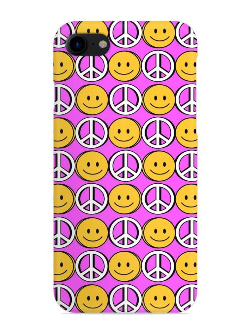 Smiley Face Peace Snap Case for Apple Iphone 7 Zapvi