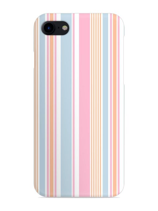 Stripe Seamless Pattern Snap Case for Apple Iphone 7 Zapvi