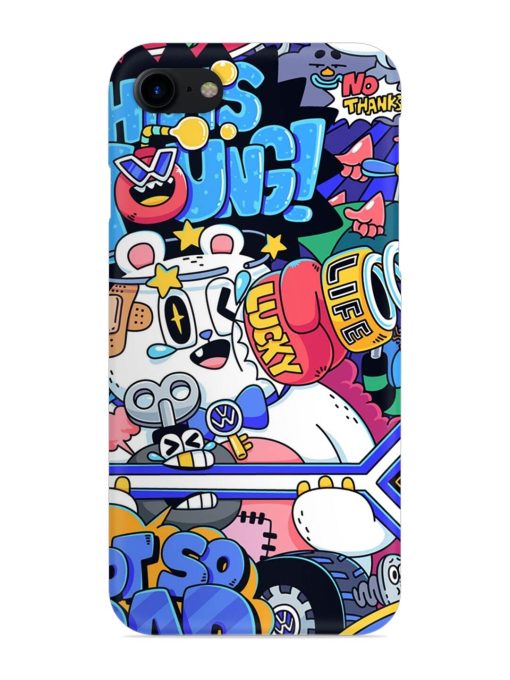 Universal Doodle Snap Case for Apple Iphone 7