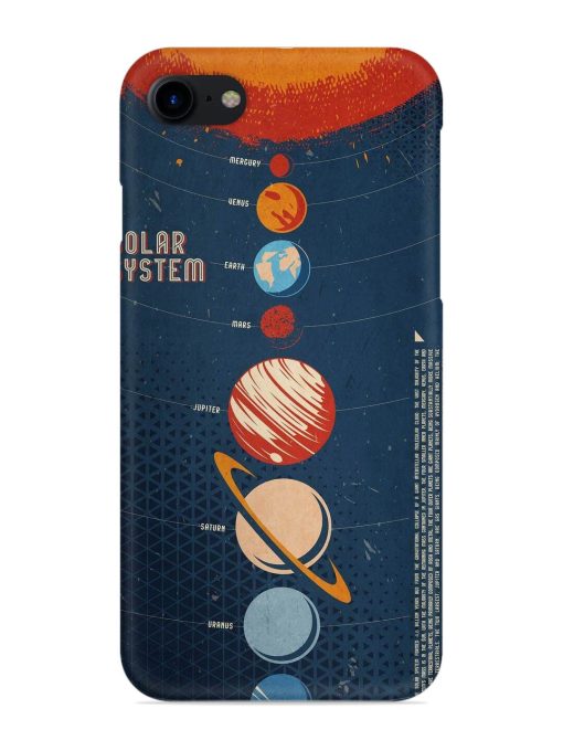 Solar System Vector Snap Case for Apple Iphone 7 Zapvi