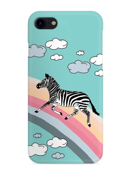 Running Zebra Snap Case for Apple Iphone 7 Zapvi