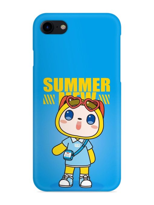 Summer Mew Cartoon Snap Case for Apple Iphone 7 Zapvi