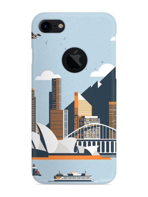 Sydney Opera Landscape Snap Case for Apple Iphone 7 (Logo Cut) Zapvi