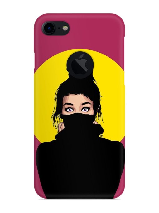 Girly Vector Snap Case for Apple Iphone 7 (Logo Cut) Zapvi