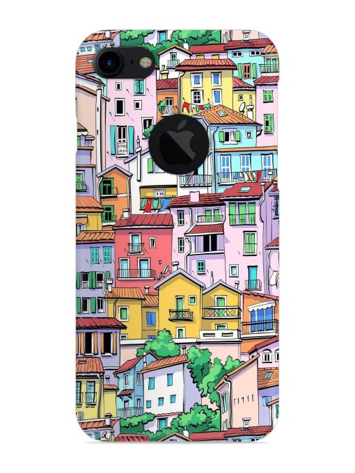 Europe Old Town Snap Case for Apple Iphone 7 (Logo Cut)