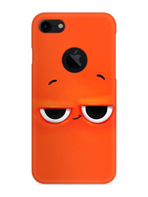 Smiley Face Snap Case for Apple Iphone 7 (Logo Cut)