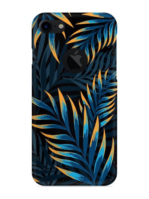 Abstract Leaf Art Snap Case for Apple Iphone 7 (Logo Cut)