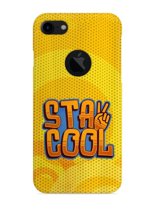 Stay Cool Snap Case for Apple Iphone 7 (Logo Cut) Zapvi