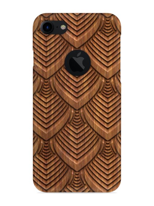 Carved Pattern On Snap Case for Apple Iphone 7 (Logo Cut) Zapvi