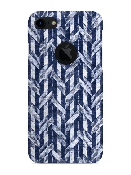 Abstract Herringbone Motif Snap Case for Apple Iphone 7 (Logo Cut)